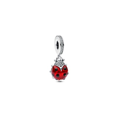 Charm Pandora Moments hirondelle scintillante en argent 