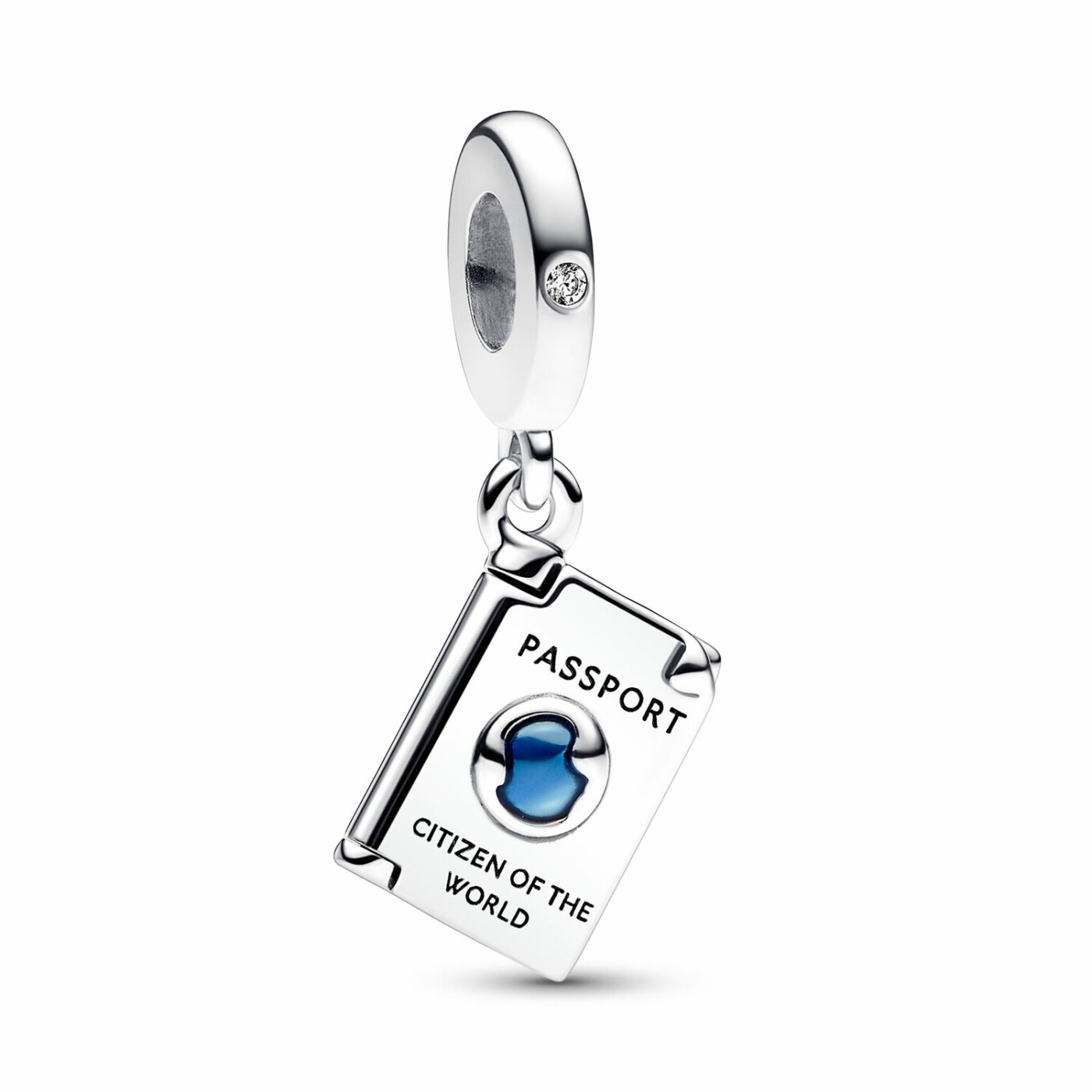 Charm Pandora Moments Pendant Passeport Ouvrable en argent