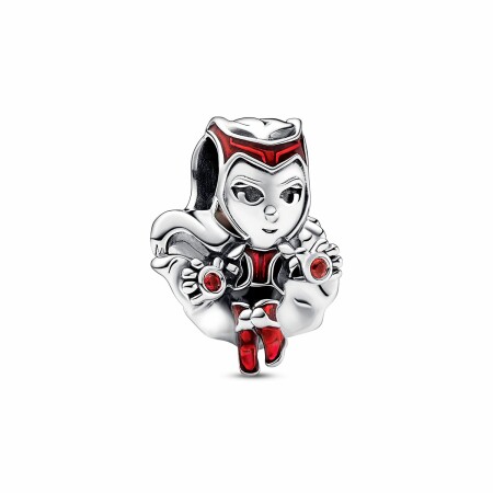 Charm Marvel X Pandora Sorcière Rouge en argent