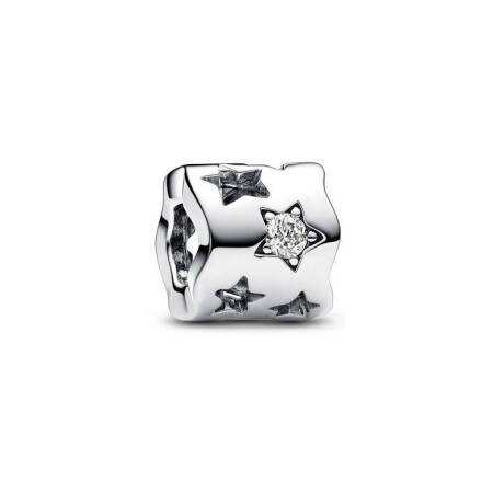 Charm Pandora Etoile Scintillante en argent