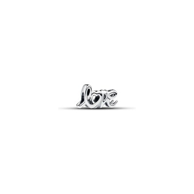 Charm Pandora Love En Lettres Cursives en argent