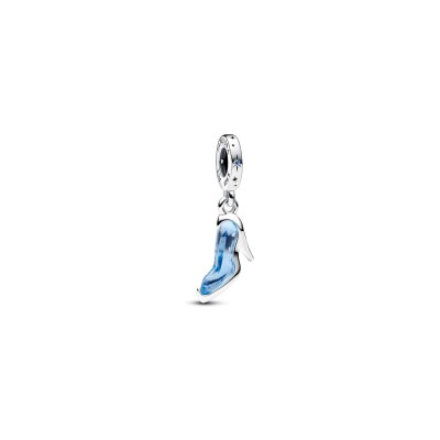 Charm Pandora Pendant Disney Pantoufle De Verre Cendrillon en argent