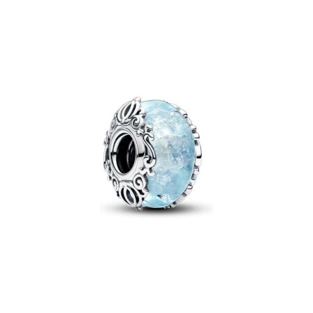 Charm Pandora Disney Cendrillon En Verre De Murano en argent