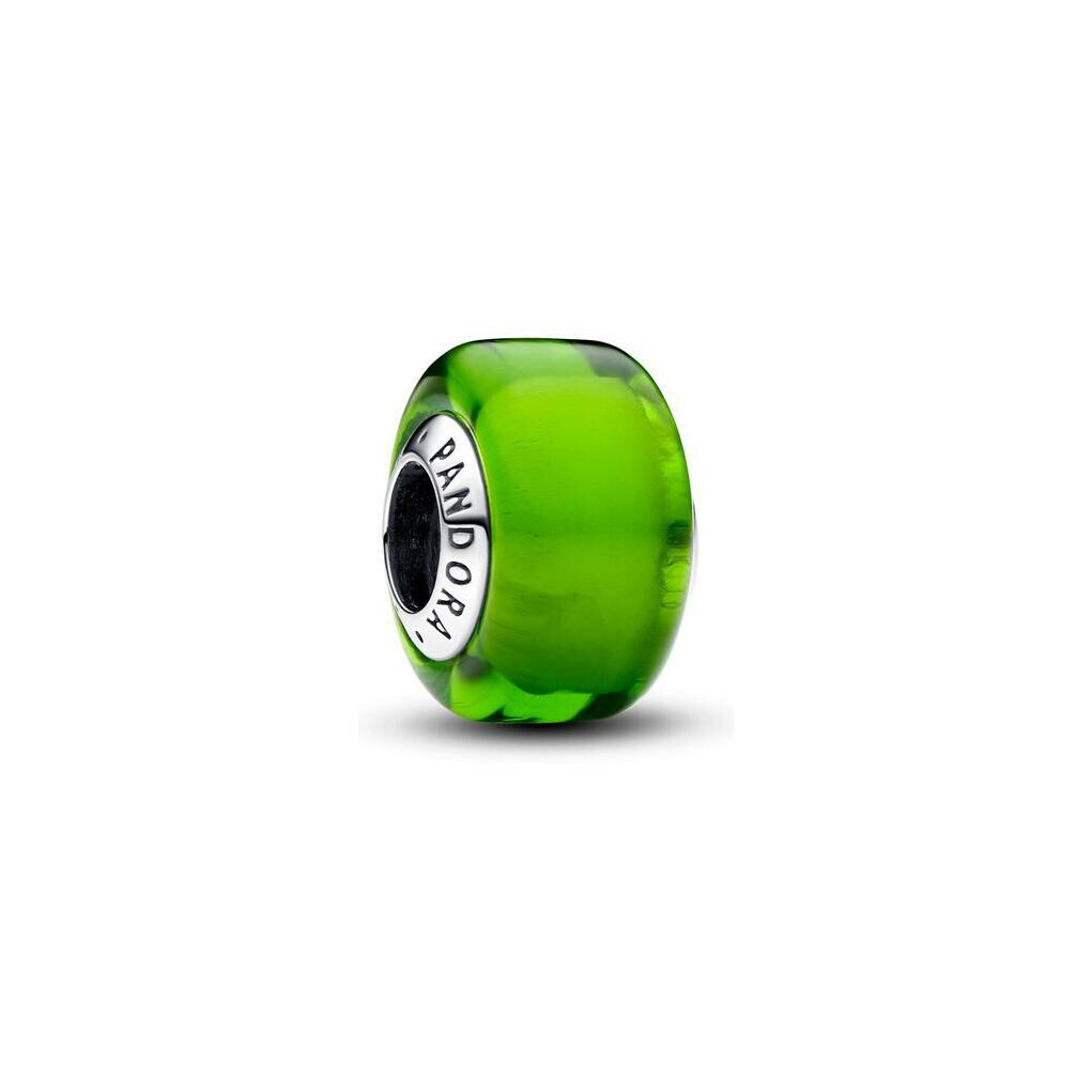 Charm Pandora Murano Vert en argent