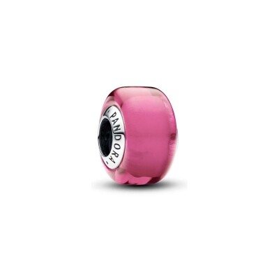 Charm Pandora Murano Rose en argent