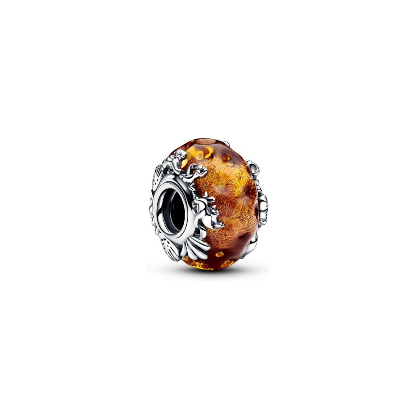 Charm Pandora Verre De Murano Disney Le Roi Lion en argent et verre