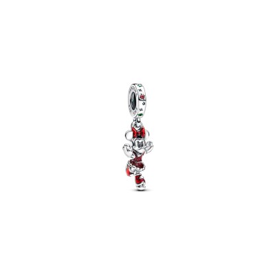 Charm Disney X Pandora Patinage Minnie en argent