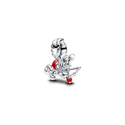 Charm Pandora Disney X Pandora Mickey cupidon en édition limitée en argent