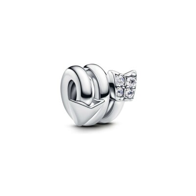 Charm Pandora Moments flèche torsadée en argent