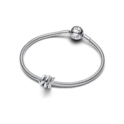 Charm Pandora Moments flèche torsadée en argent