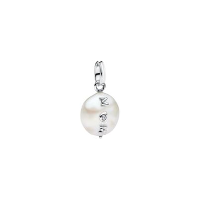 Charm Pandora Pendant Mum en argent et perle d'eau douce