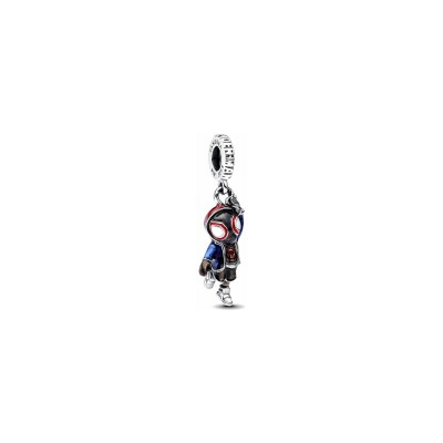 Charm Pandora Marvel Spider-man Miles Morales en argent