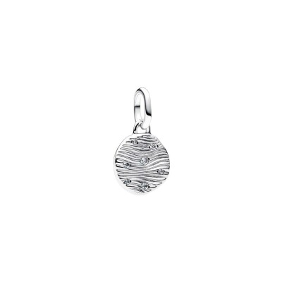 Charm Pandora Médaillon Gravable en argent
