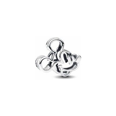 Charm Pandora X Disney Mickey en argent