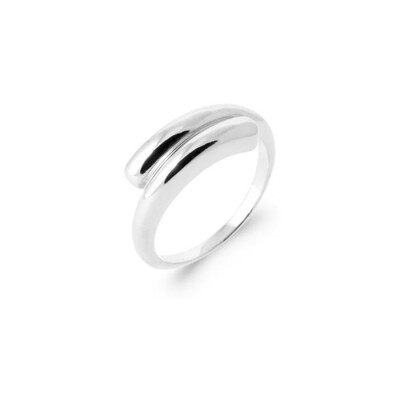 Bague en argent rhodié