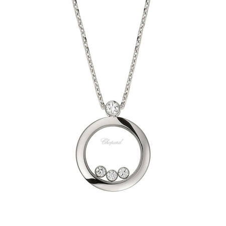 Chopard Happy Diamonds Icons pendant, white gold, diamonds