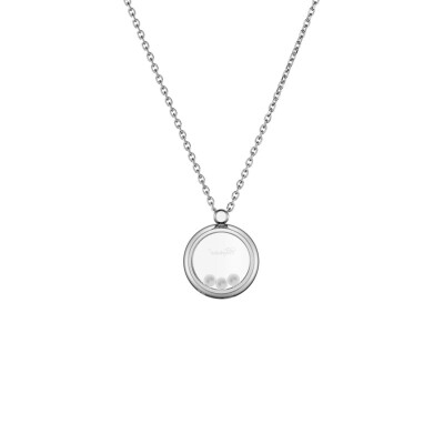 Collier Chopard Happy Diamonds en or blanc et diamants