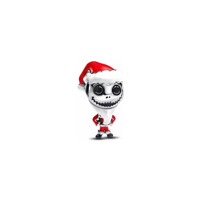 Charm Pandora X Disney L'étrange Noël De Monsieur Jack Jack Skellington en argent