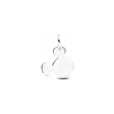 Charm Pandora X Disney Mickey Gravable en argent