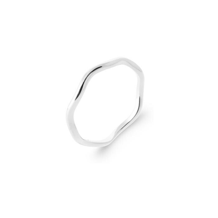 Bague en argent rhodié