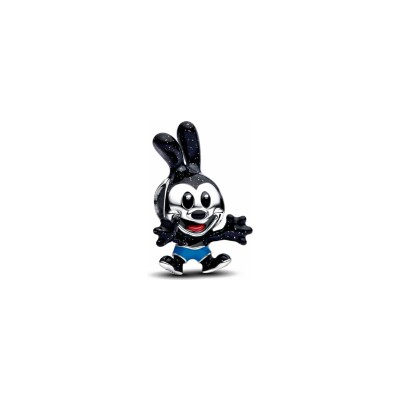 Charm Pandora X Disney Oswald Le Lapin Chanceux en argent