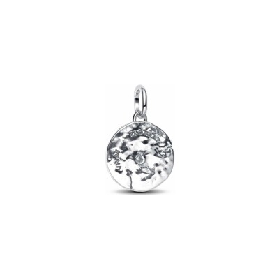 Charm Pandora Médaillon Fleur De Cerisier en argent