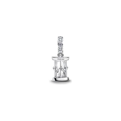 Charm Pandora Sablier en argent, verre et oxydes de zirconium