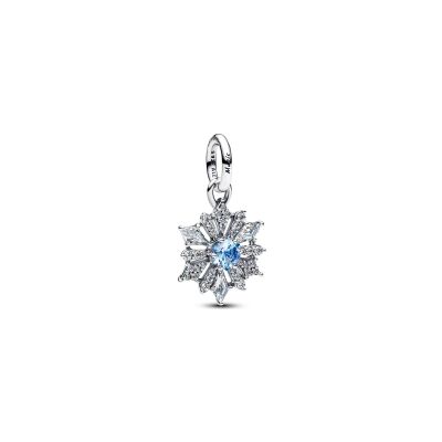 Charm Disney x Pandora La Reine des Neiges Flocon de Neige Elsa en argent et oxydes de zirconium