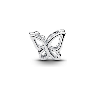 Charm Pandora Papillon en argent et oxyde de zirconium