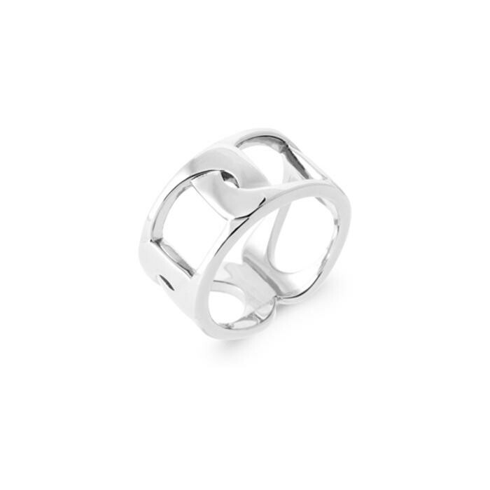 Bague en argent rhodié