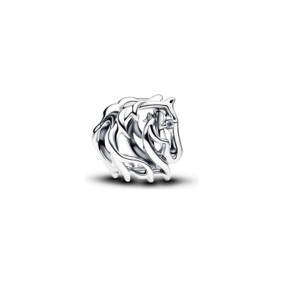 Charm Pandora Moments Cheval en argent et oxyde de zirconium