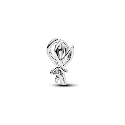 Charm Pandora Moments Tulipe ajourée en argent