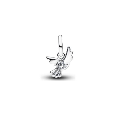 Charm Pandora Me Mini Colombe Blanche en argent et opale de synthèse blanche
