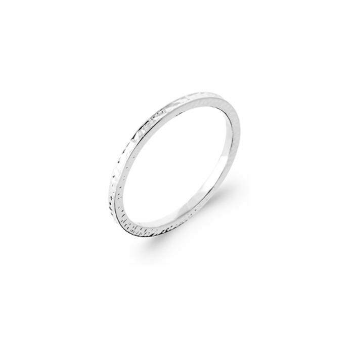 Bague en argent rhodié