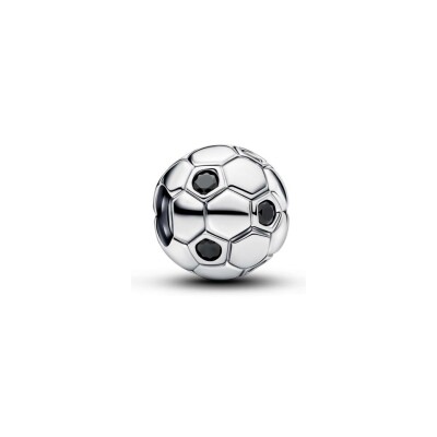 Charm Pandora Moments Ballon de Foot en argent et cristal de synthèse
