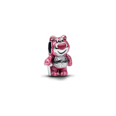 Charm Disney x Pandora Ours Lotso Parfumé en argent et émail