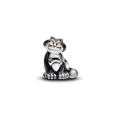 Charm Disney x Pandora Lucifer en argent et émail