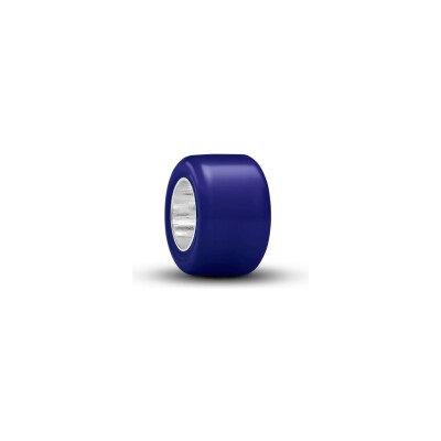 Charm Pandora Moments Mini Murano Bleu en argent et verre