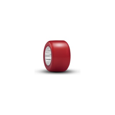 Mini charm Pandora Moments Murano Rouge en argent et verre de Murano