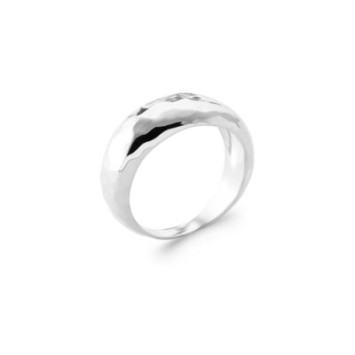 Bague en argent rhodié