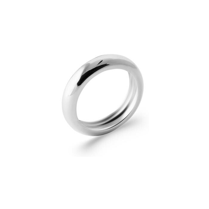 Bague en argent rhodié