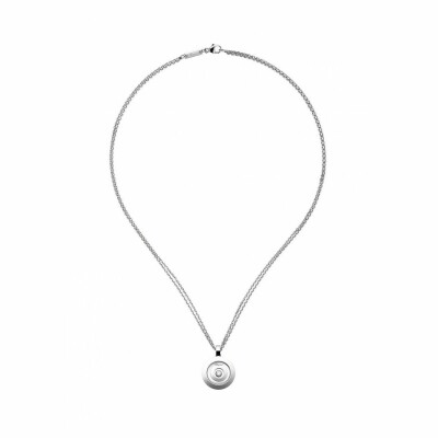 Pendentif Chopard Happy Diamonds Spirit en or blanc et diamant