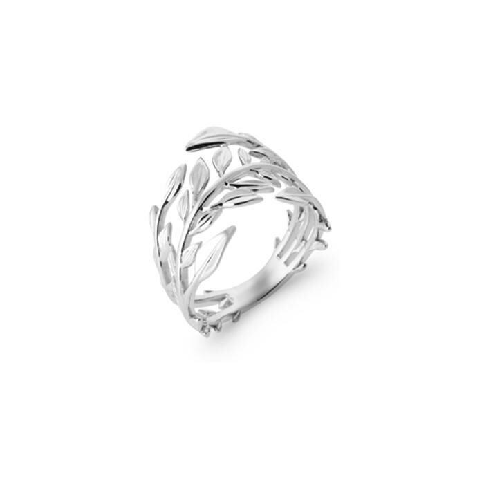 Bague en argent rhodié