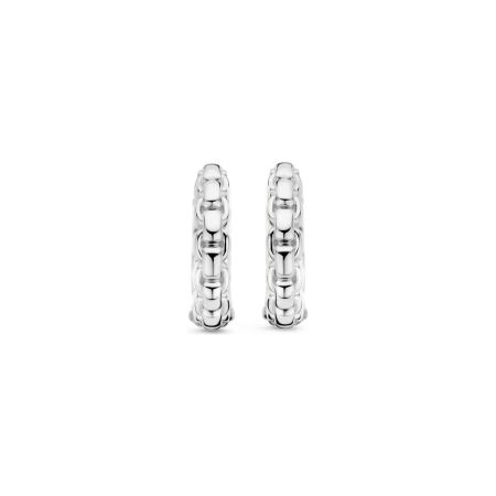 Boucles d'oreilles Ti Sento en argent plaqué platine