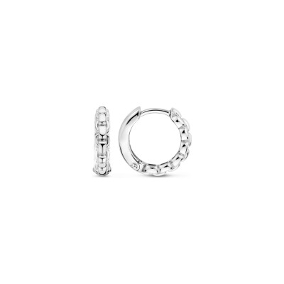 Boucles d'oreilles Ti Sento en argent plaqué platine