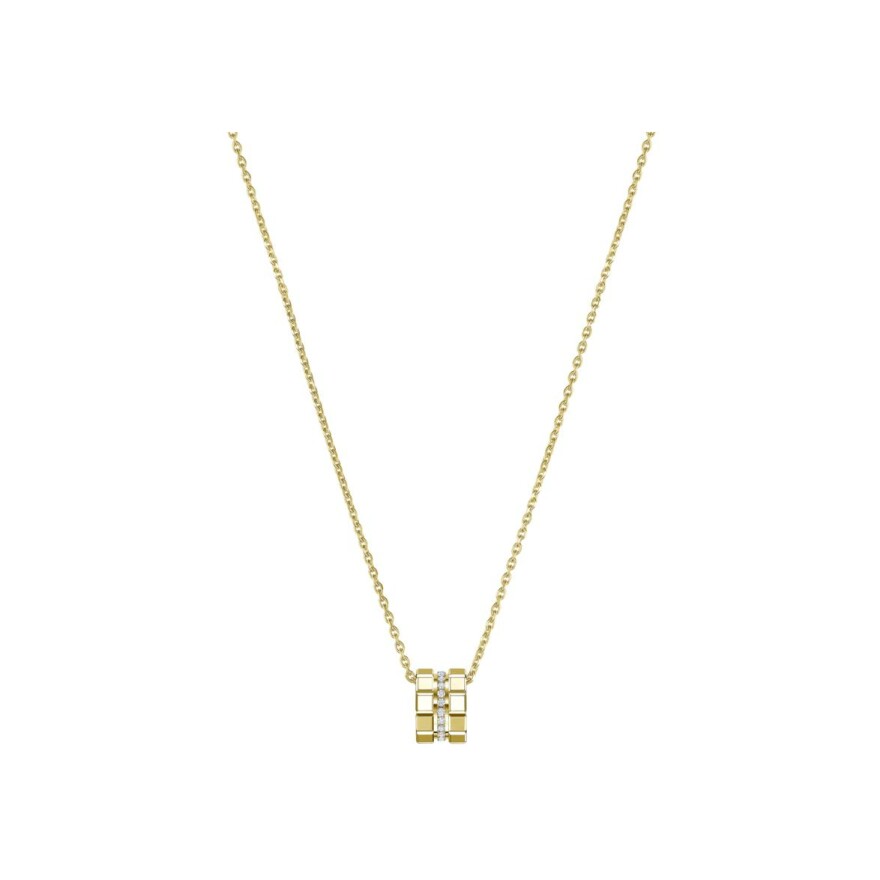 Pendentif Chopard Ice Cube en or jaune et diamants