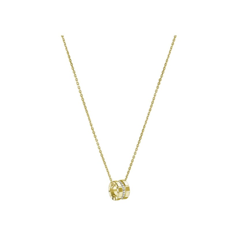 Chopard Ice Cube, yellow gold, diamonds pendant