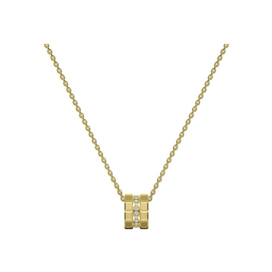 Pendentif Chopard Ice Cube en or jaune et diamants