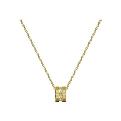 Chopard Ice Cube, yellow gold, diamonds pendant