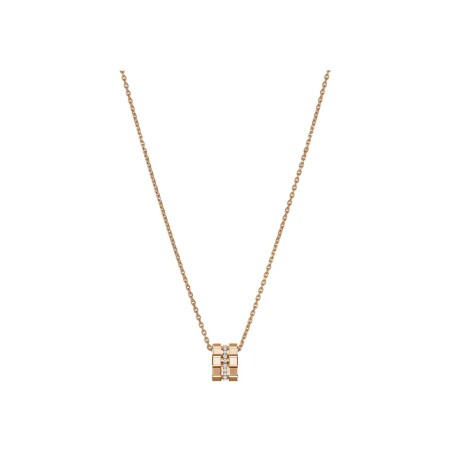 Pendentif Chopard Ice Cube en or rose et diamants